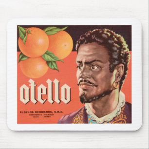 Otello Orange Etikett Mousepad