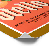 Otello Orange Label Poster (Ecke)
