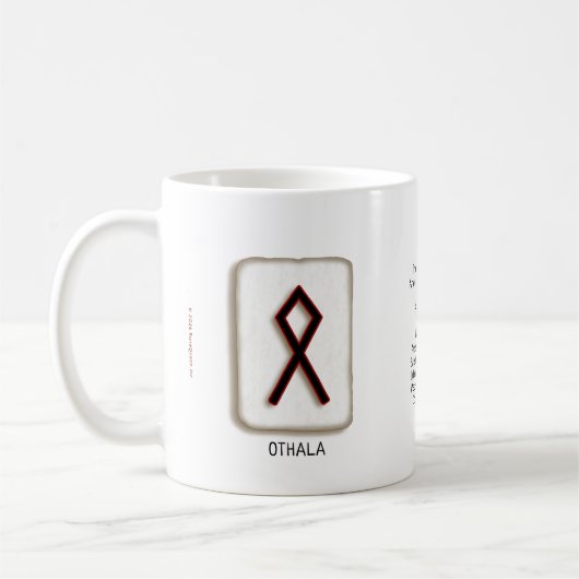 Othala RuneStone 11 oz. Tasse (Links)