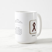 Othala RuneStone 15 oz. Tasse (VorderseiteRechts)