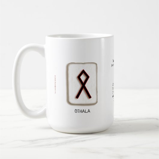 Othala RuneStone 15 oz. Tasse (Links)