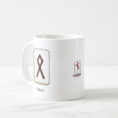 Othala RuneStone-Tasse Kaffeetasse (Vorderseite Links)