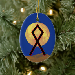 Othala Viking Rune Weihnachten Ornament - Zuhause!
