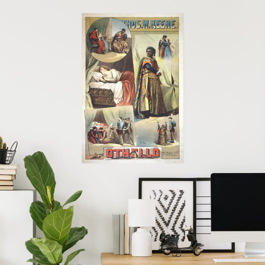 Othello Original 1884 Poster (Heimbüro)