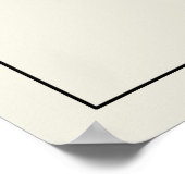 Othello Shakespeare Minimalistisch Abstrakt Poster (Ecke)