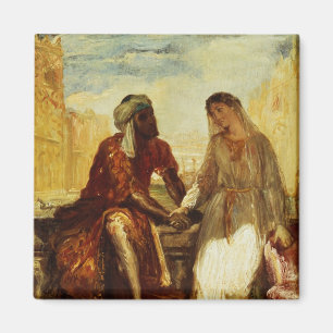 Othello und Desdemona in Venedig, 1850 Magnet
