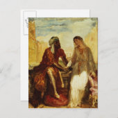 Othello und Desdemona in Venedig, 1850 Postkarte (Vorne/Hinten)