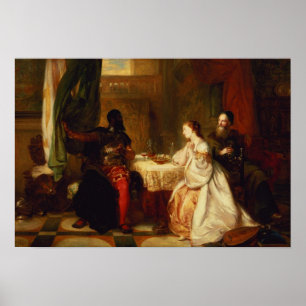 Othello verwandelt seine Abenteuer in Desdemona Poster