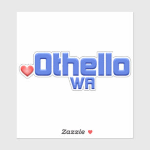 Othello Washington Aufkleber