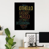 Othello Word Mosaic Poster (Heimbüro)