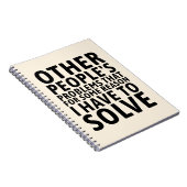 Other People's Problems Notizblock (Rechte Seite)