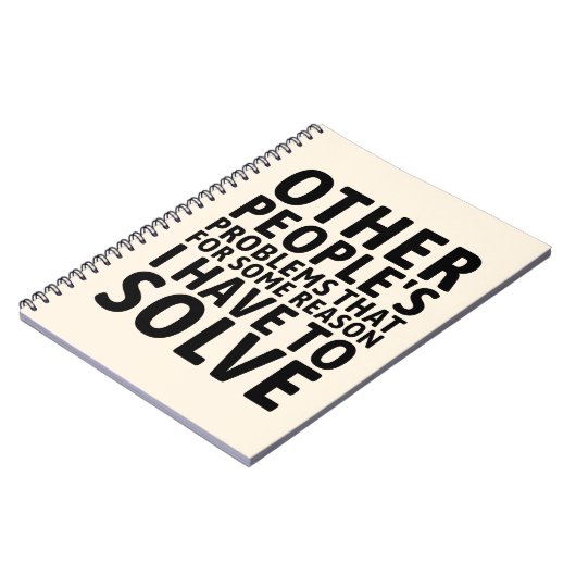 Other People's Problems Notizblock (Linke Seite)