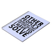 Other People's Problems Notizblock (Linke Seite)