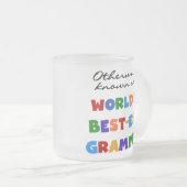 Otherwise Known as Best-est Grammie T-shirts Mattglastasse (VorderseiteRechts)