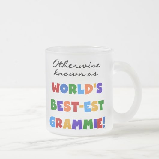 Otherwise Known as Best-est Grammie T-shirts Mattglastasse (Rechts)