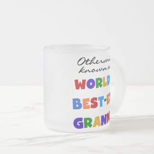 Otherwise Known as Best-est Granny Gifts Mattglastasse (VorderseiteRechts)