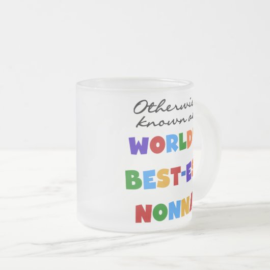 Otherwise Known as Best-est Nonna Tshirts Gifts Mattglastasse (VorderseiteRechts)