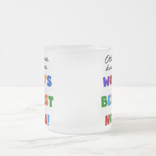 Otherwise Known as Best-est Nonna Tshirts Gifts Mattglastasse (Mittel)