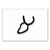 Otiot Flash Cards: 1 von 22 Tischnummer (Vorderseite)