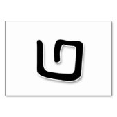 Otiot Flash Cards: 2 von 22 Tischnummer (Vorderseite)