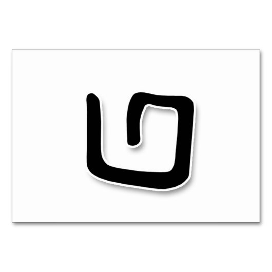 Otiot Flash Cards: 2 von 22 Tischnummer (Vorderseite)