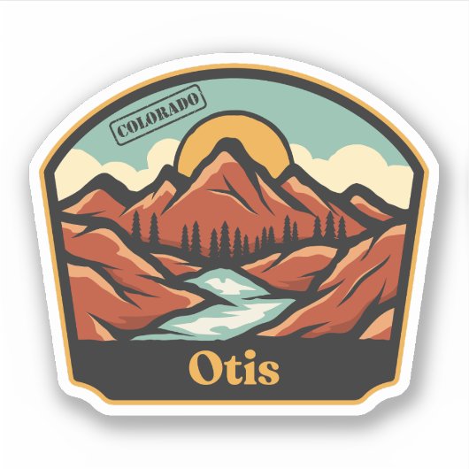 Otis, Colorado-Aufkleber Aufkleber (Vorderseite)