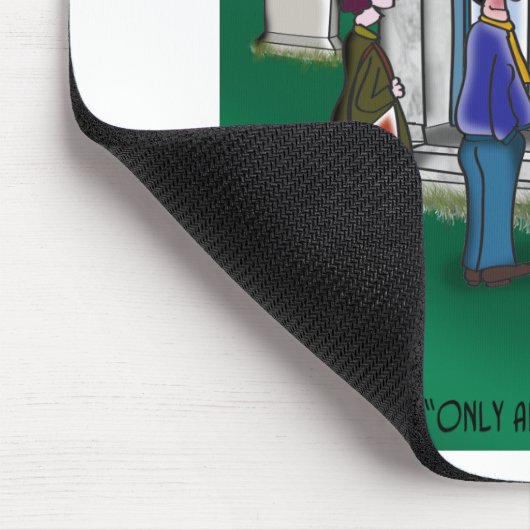 Otis Elevator Mausoleum hat nur einen Up Button Mousepad (Ecke)