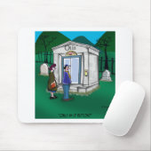 Otis Elevator Mausoleum hat nur einen Up Button Mousepad (Mit Mouse)