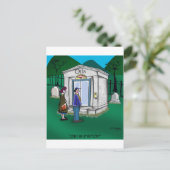 Otis Elevator Mausoleum hat nur einen Up Button Postkarte (Stehend Vorderseite)