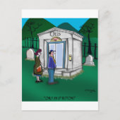 Otis Elevator Mausoleum hat nur einen Up Button Postkarte (Vorderseite)