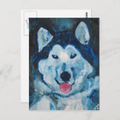 Otis in Blue Postcard Postkarte (Vorne/Hinten)