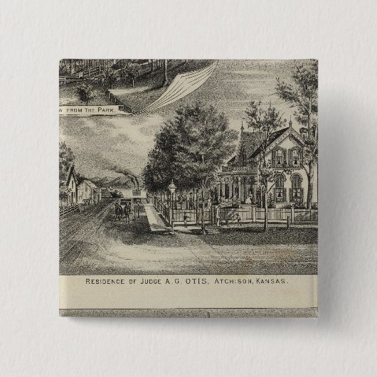 Otis Price Villa, Kansas Button (Vorderseite)