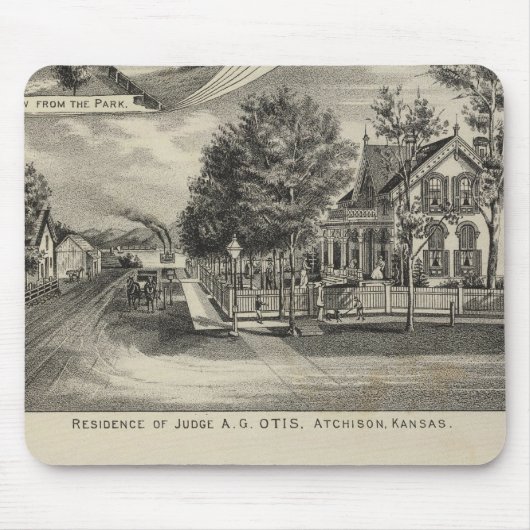 Otis Price Villa, Kansas Mousepad (Vorne)
