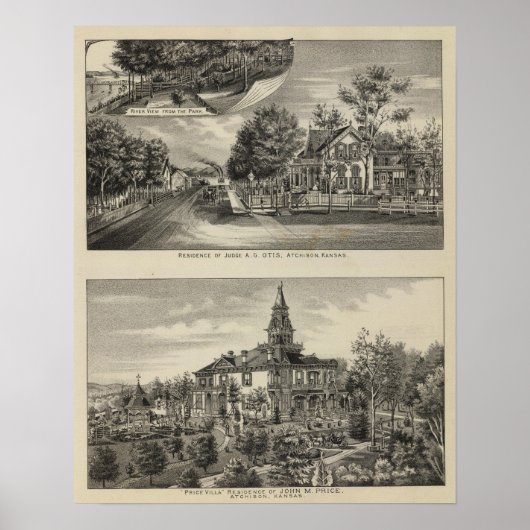 Otis Price Villa, Kansas Poster (Vorne)