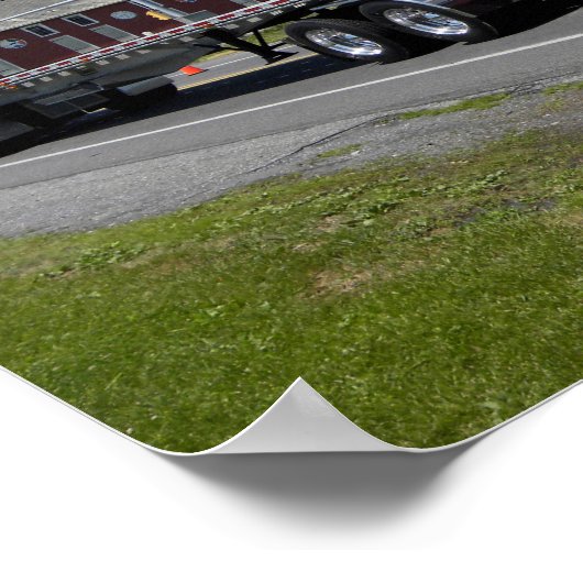 Otis' Red & White W900A Poster (Ecke)