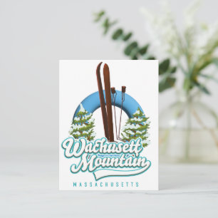 Otis Ridge Massachusetts Ski Logo Postkarte