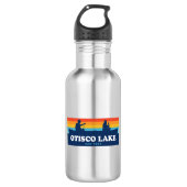 Otisco Lake New York Canoe Edelstahlflasche (Vorderseite)
