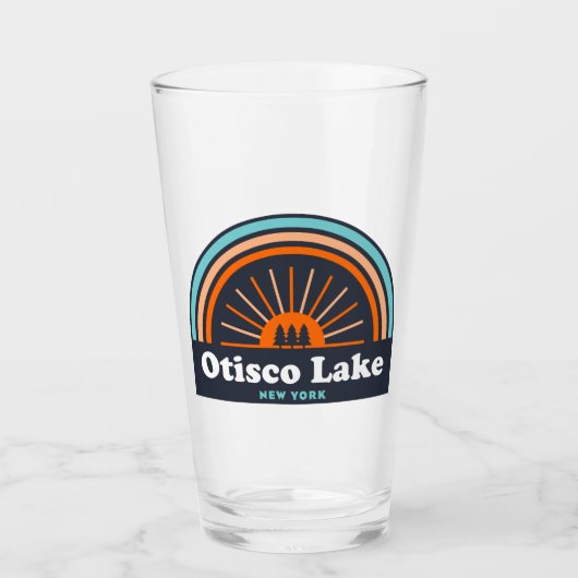 Otisco New York Rainbow Glas (Vorderseite)