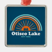 Otisco New York Rainbow Ornament Aus Metall (Vorne)