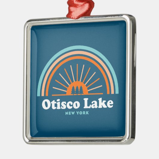 Otisco New York Rainbow Ornament Aus Metall (Links)