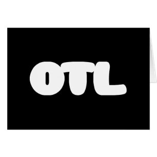 OTL Emoticon ~ Korean Slang Grußkarte