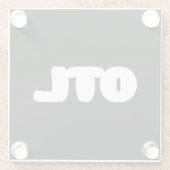 OTL Emoticon ~ Koreanischer Slang Glasuntersetzer (Rückseite)