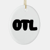 OTL Emoticon ~ Koreanischer Slang Keramik Ornament (Rechts)