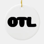 OTL Emoticon ~ Koreanischer Slang Keramik Ornament (Hinten)