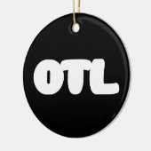 OTL Emoticon ~ Koreanischer Slang Keramik Ornament (Links)