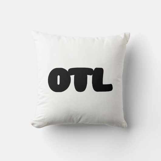 OTL Emoticon ~ Koreanischer Slang Kissen (Vorderseite)