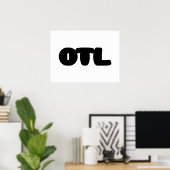 OTL Emoticon ~ Koreanischer Slang Poster (Heimbüro)