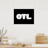 OTL Emoticon ~ Koreanischer Slang Poster (Küche)
