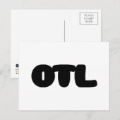 OTL Emoticon ~ Koreanischer Slang Postkarte (Vorne/Hinten)