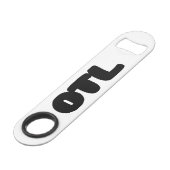 OTL Emoticon ~ Koreanischer Slang Speed Flaschenöffner (Vorderseite Schrägansicht)